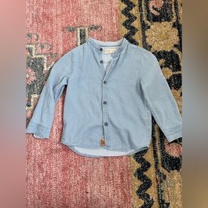 Zara boys button up shirt